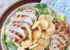 طرز تهیه سالاد سزار خوش طعم و رستورانی با مرغ